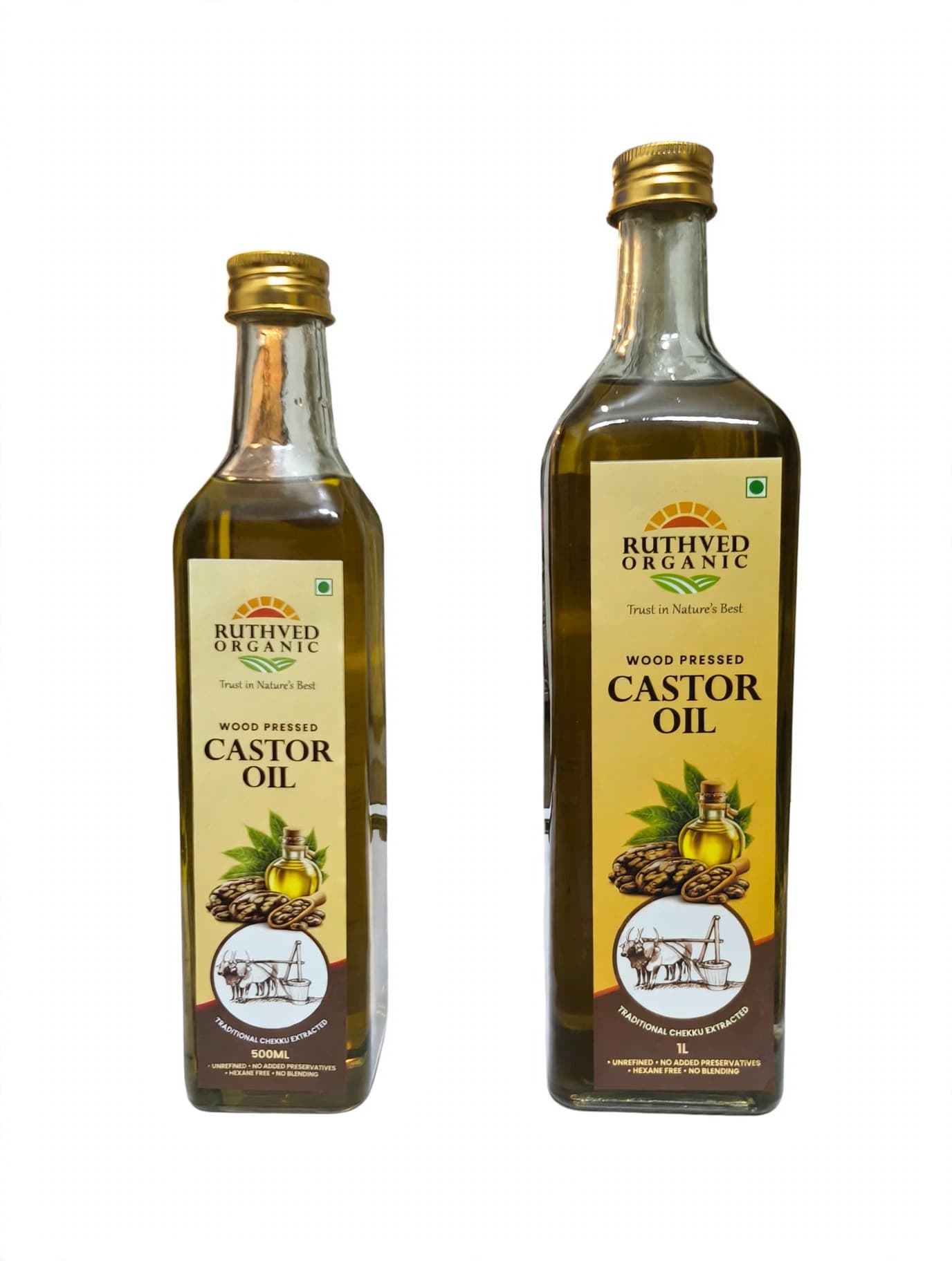Wood Pressed Castor Oil view 1