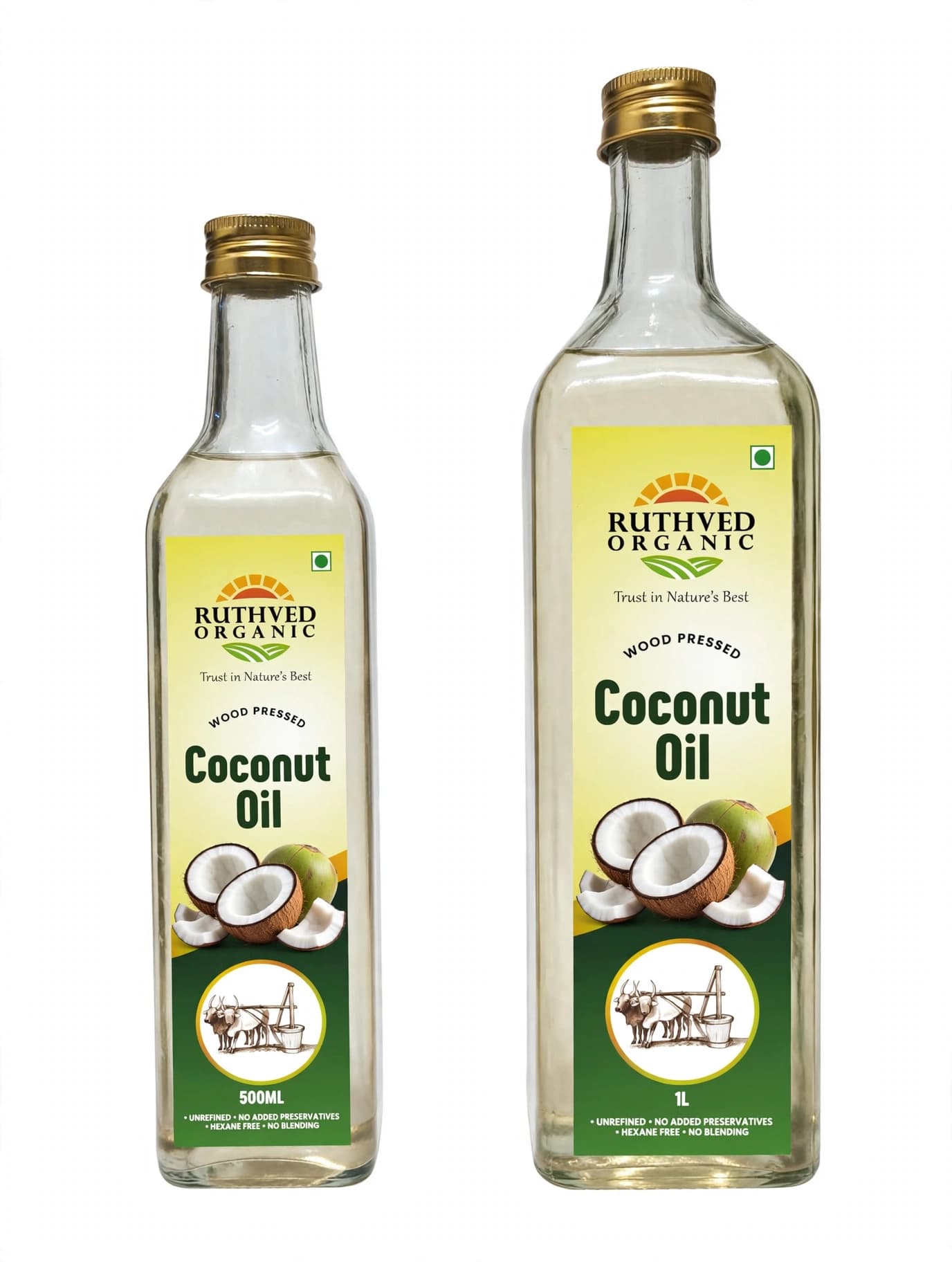 Wood Pressed Coconut Oil view 4