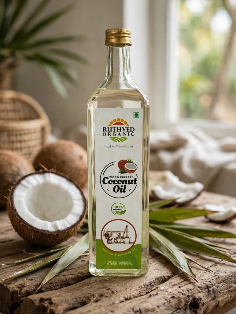 Wood Pressed Coconut Oil