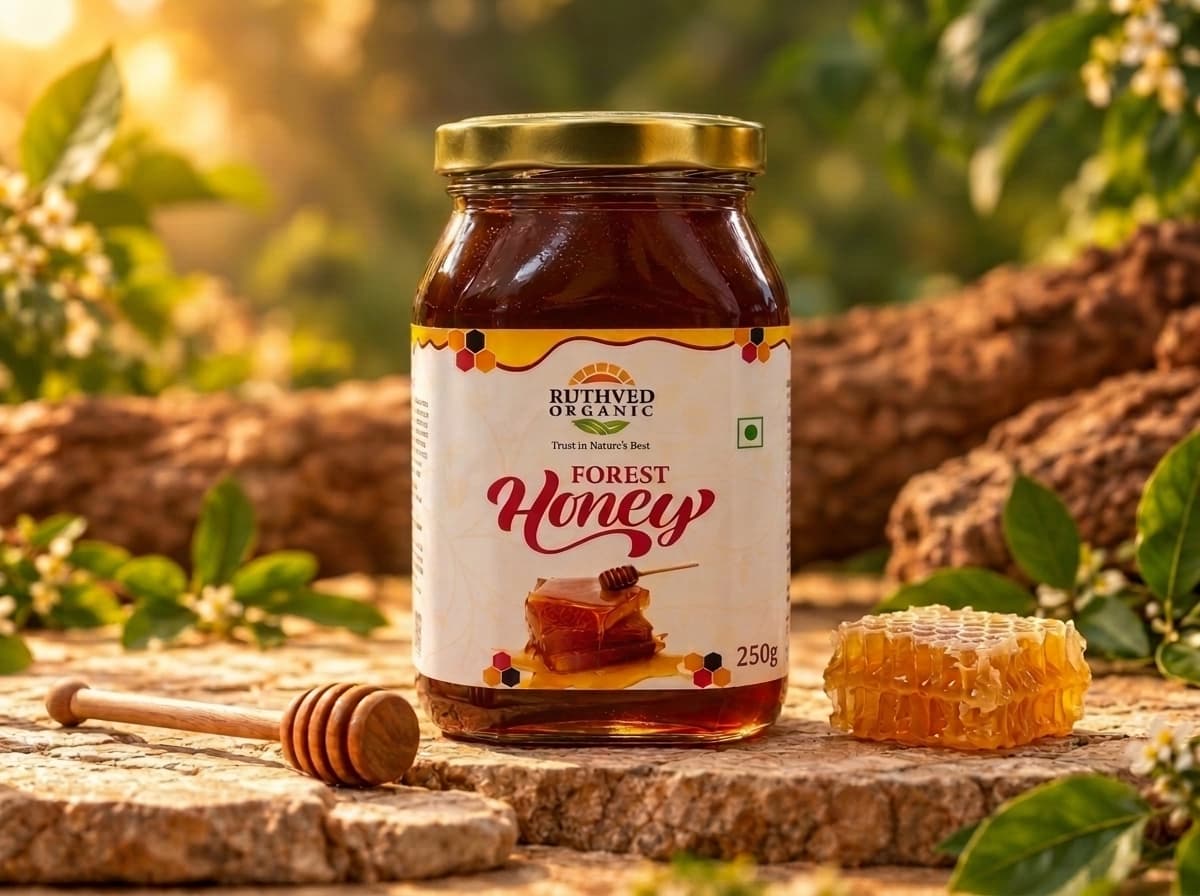 Pure Raw Forest Honey view 3