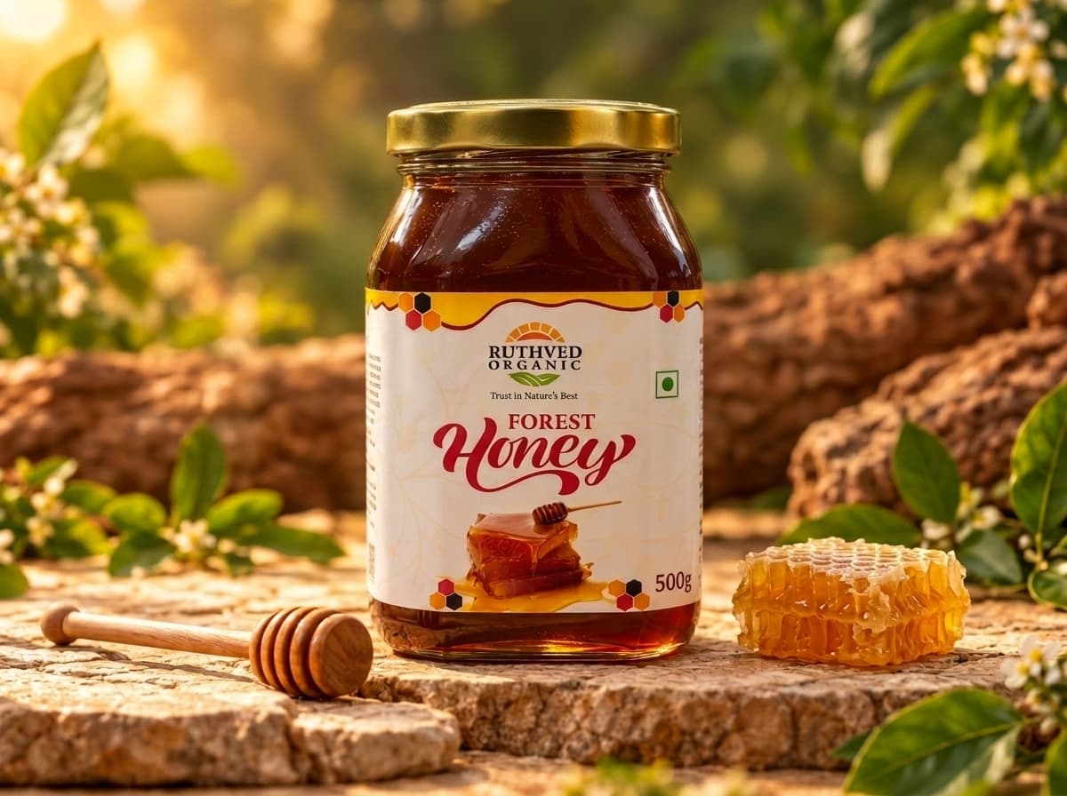 Pure Raw Forest Honey view 2
