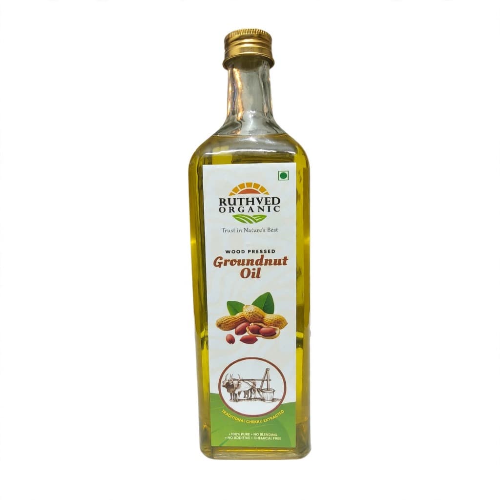 Wood Pressed Groundnut Oil