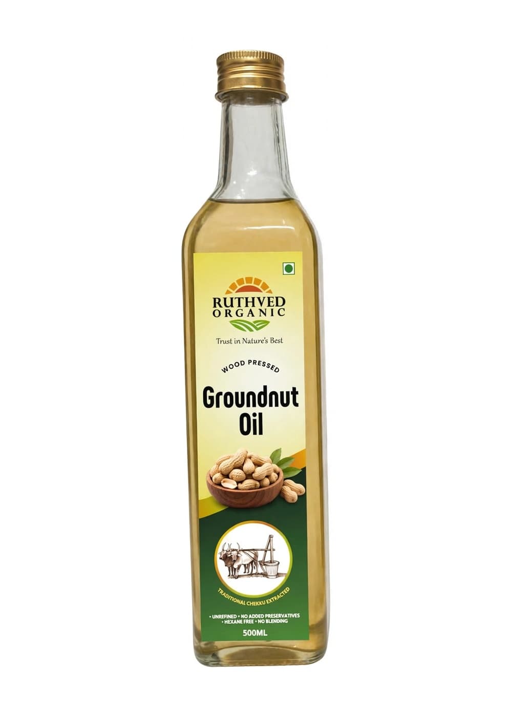Wood Pressed Groundnut Oil view 2