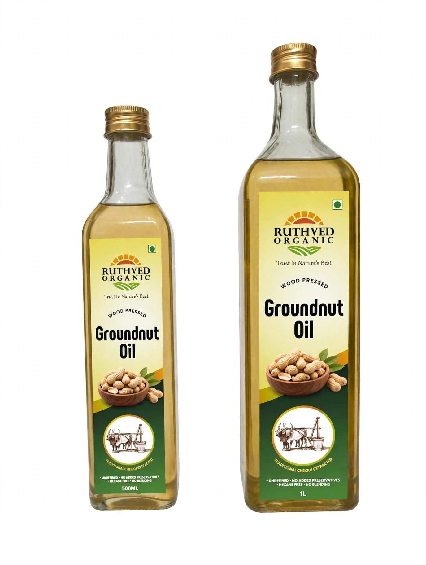 Wood Pressed Groundnut Oil view 5