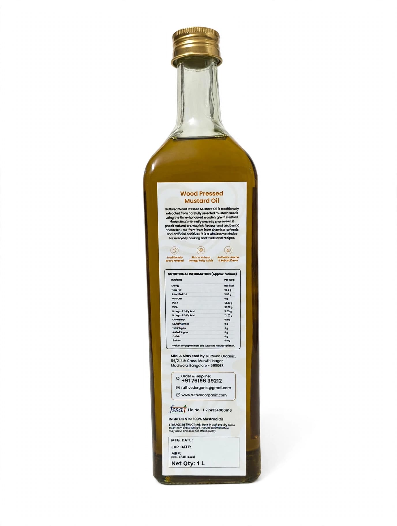 Wood Pressed Mustard Oil view 4