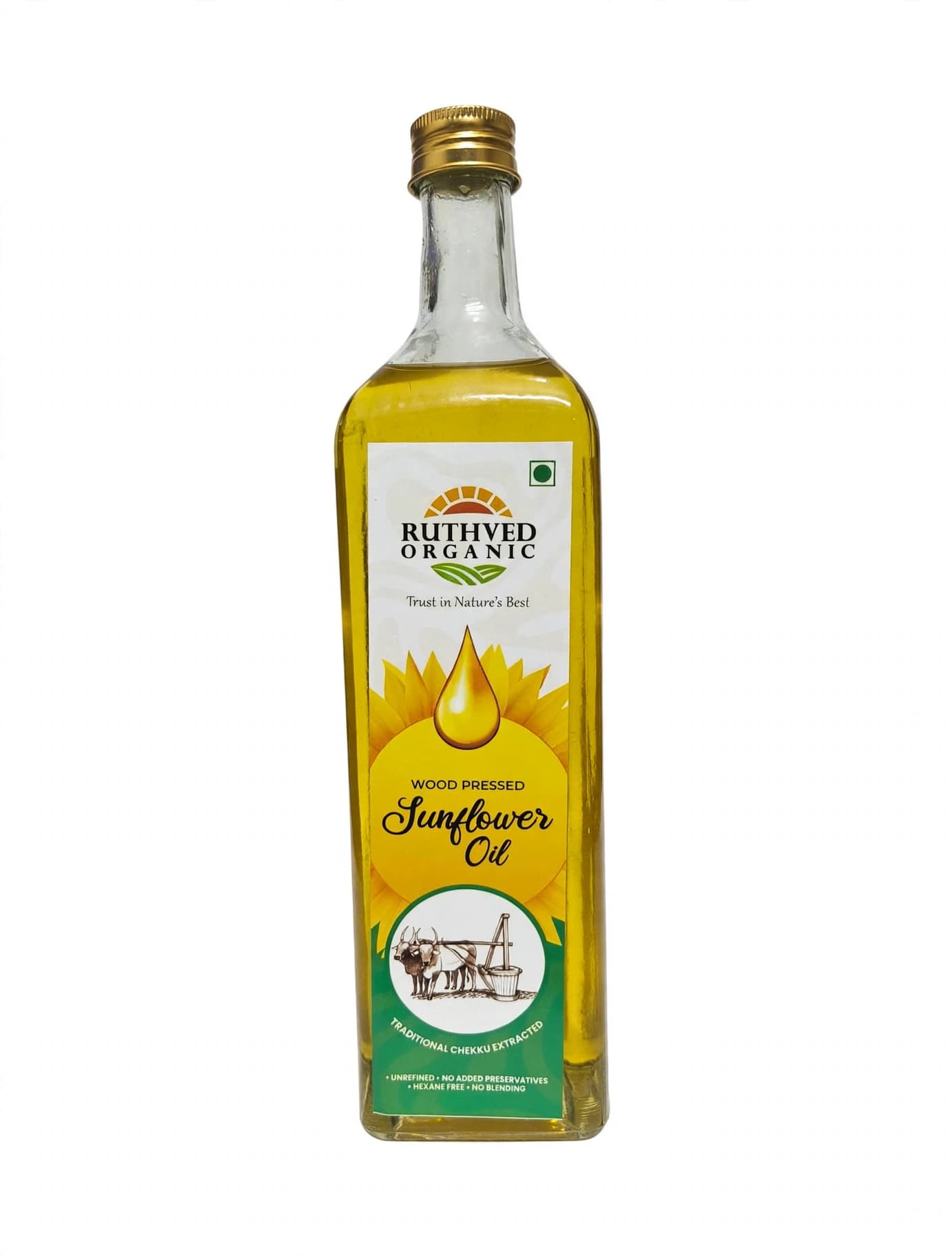 Wood Pressed Sunflower Oil view 2