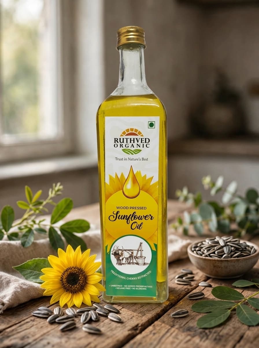 Wood Pressed Sunflower Oil